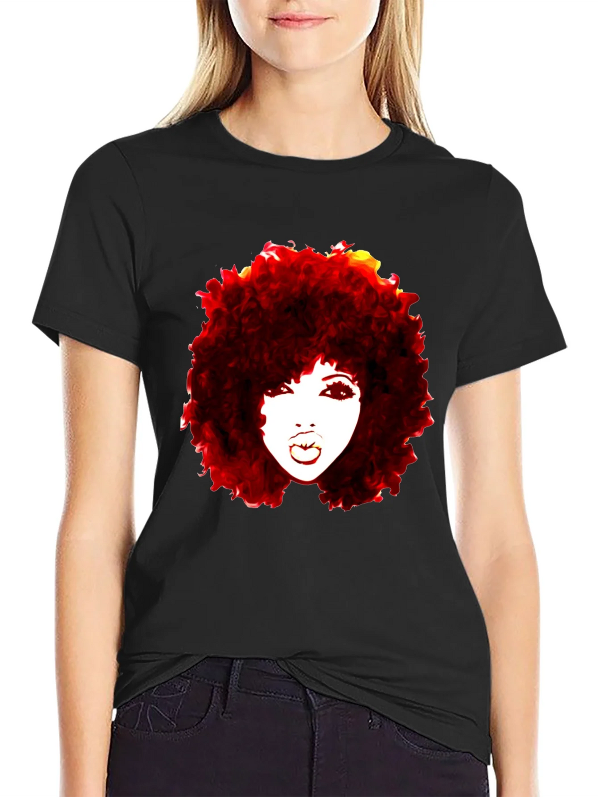 Afro Diva Graphic Tee - Bold Style product image 2
