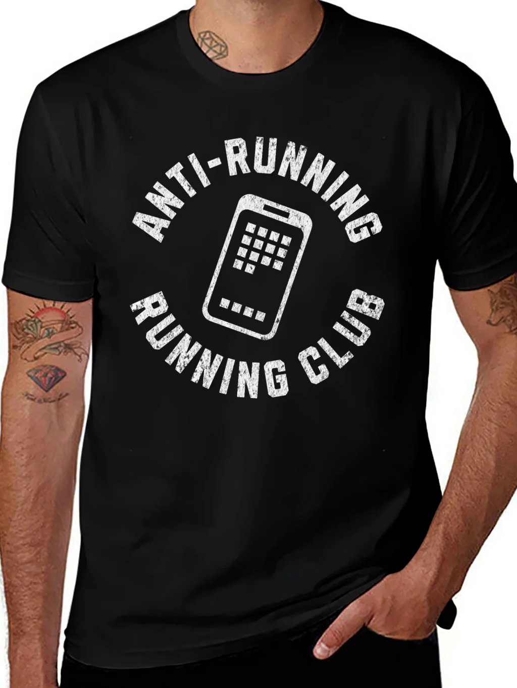 Anti-Running Club Novelty T-Shirt product image 1