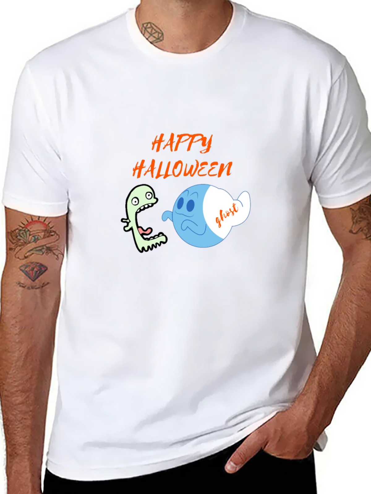 Happy Halloween Ghost T-Shirt product image 4