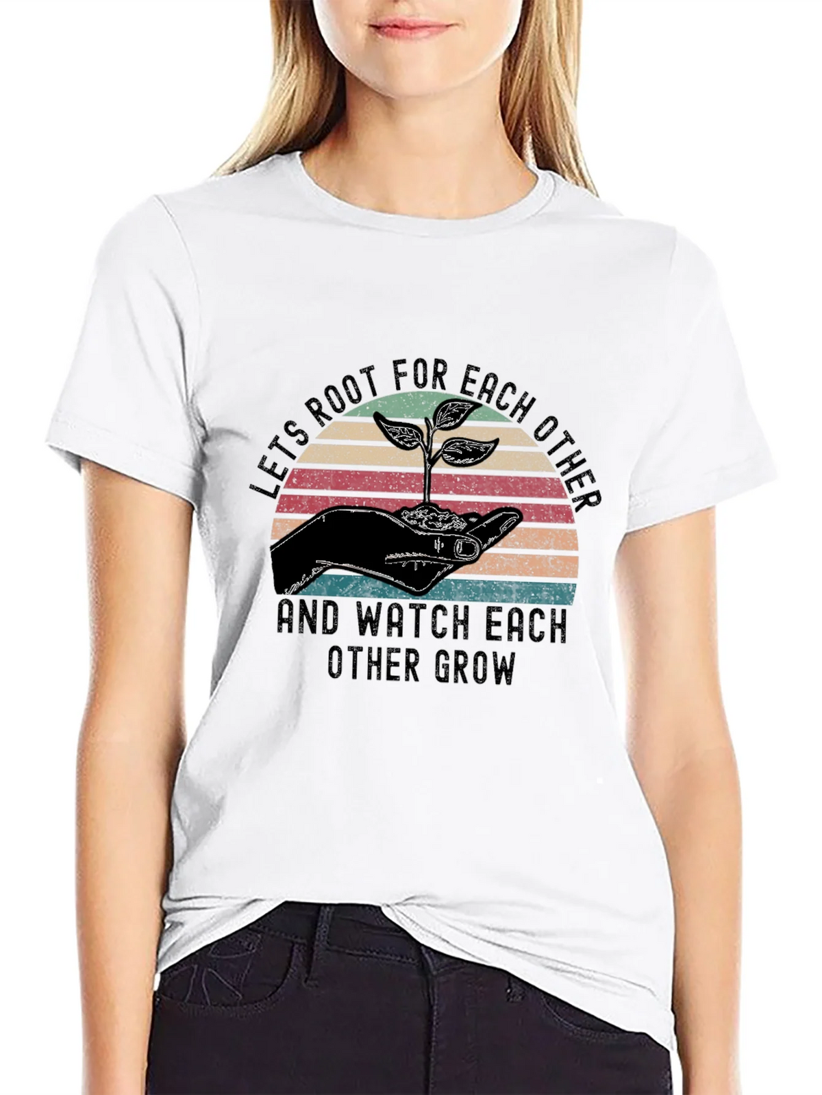Lets Root For Each Other Graphic Tee product image 8