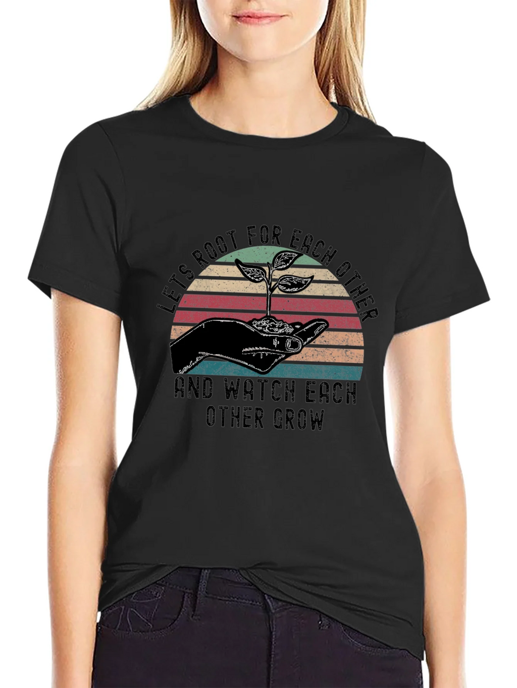 Lets Root For Each Other Graphic Tee product image 2