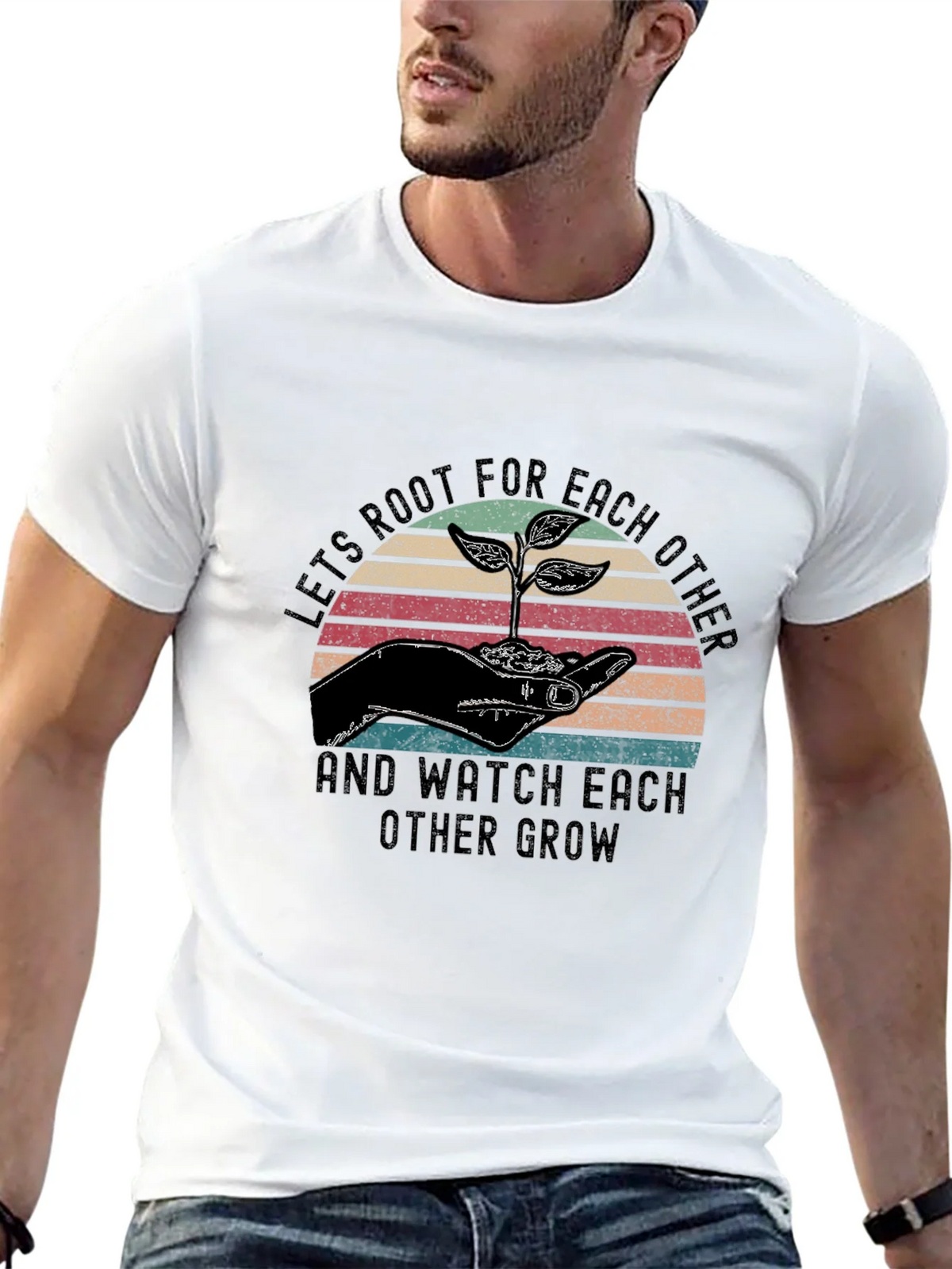 Lets Root For Each Other Graphic Tee product image 12