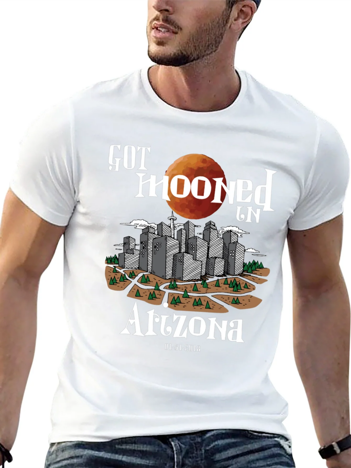 Got Mooned in Arizona T-Shirt product image 12