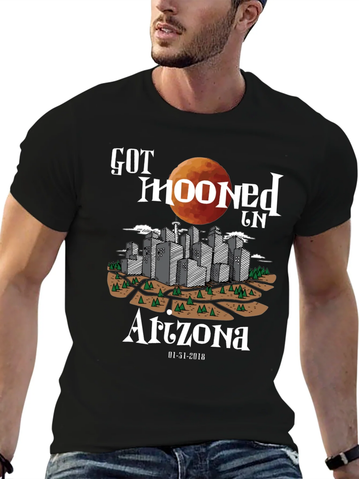 Got Mooned in Arizona T-Shirt product image 6