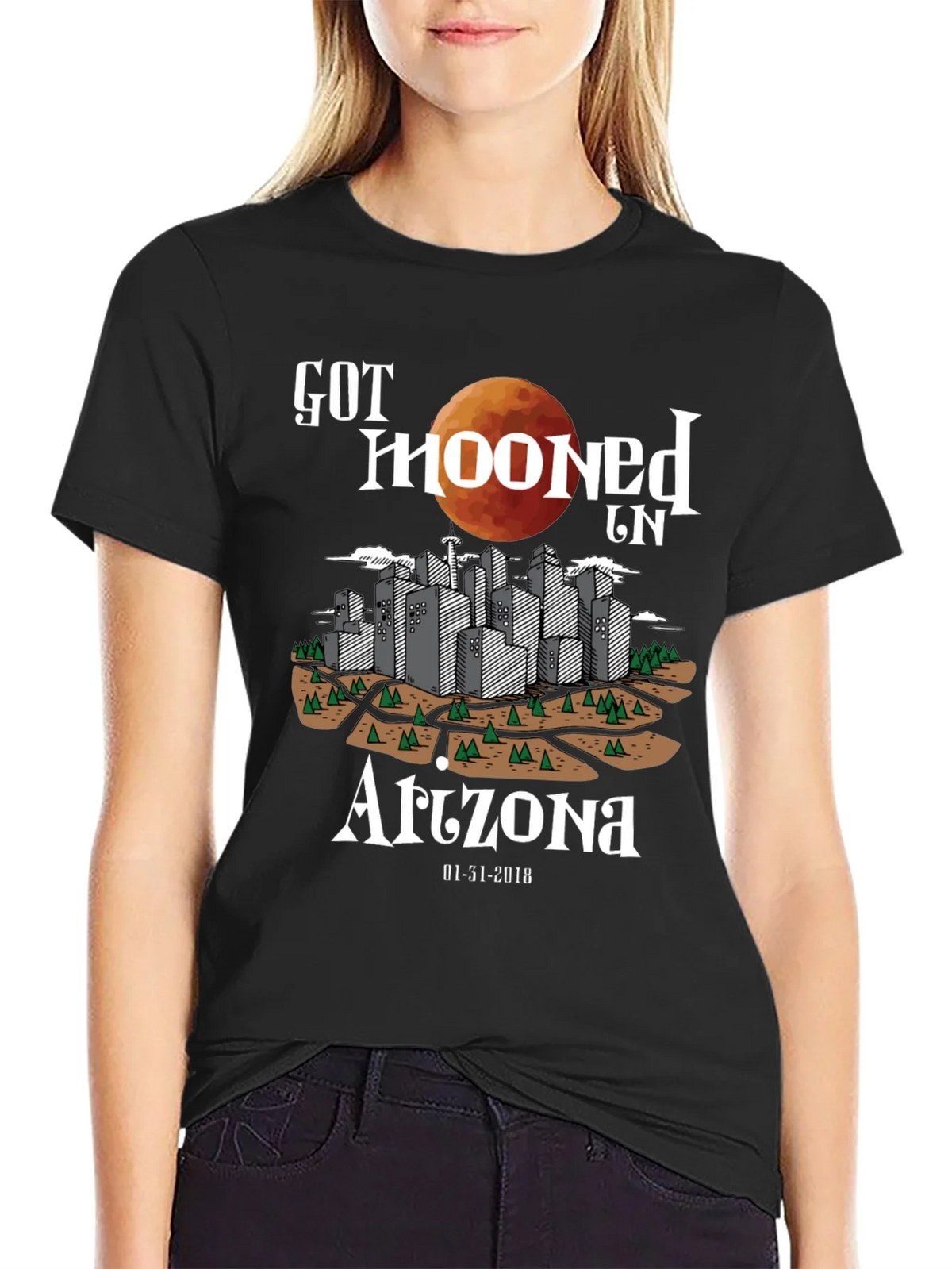 Got Mooned in Arizona T-Shirt product image 2