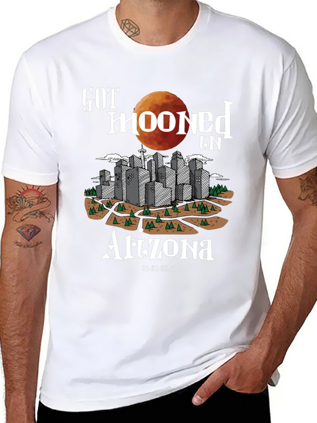 Got Mooned in Arizona T-Shirt product image 7