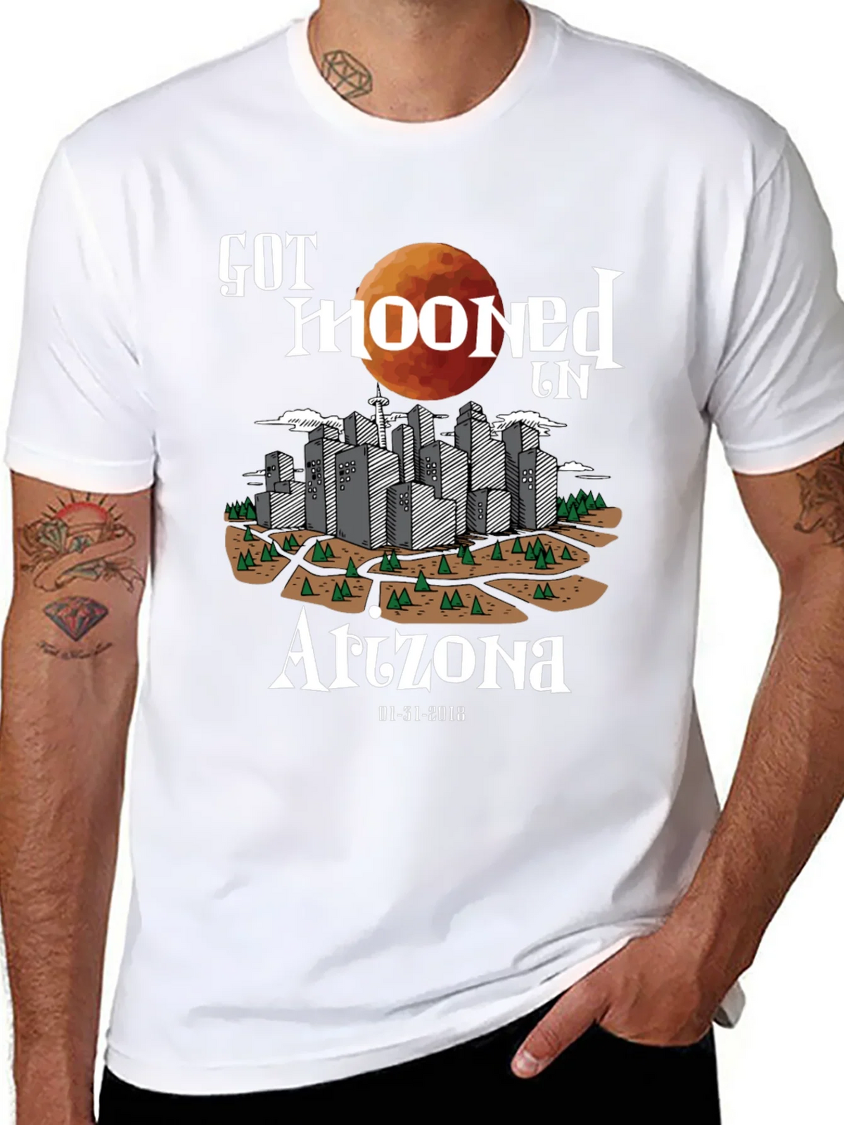 Got Mooned in Arizona T-Shirt product image 7