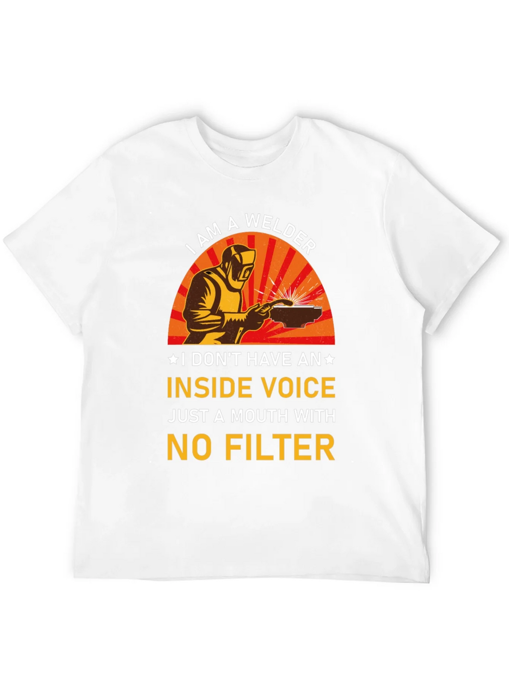 Welder T-Shirt - No Filter Funny Tee product image 11