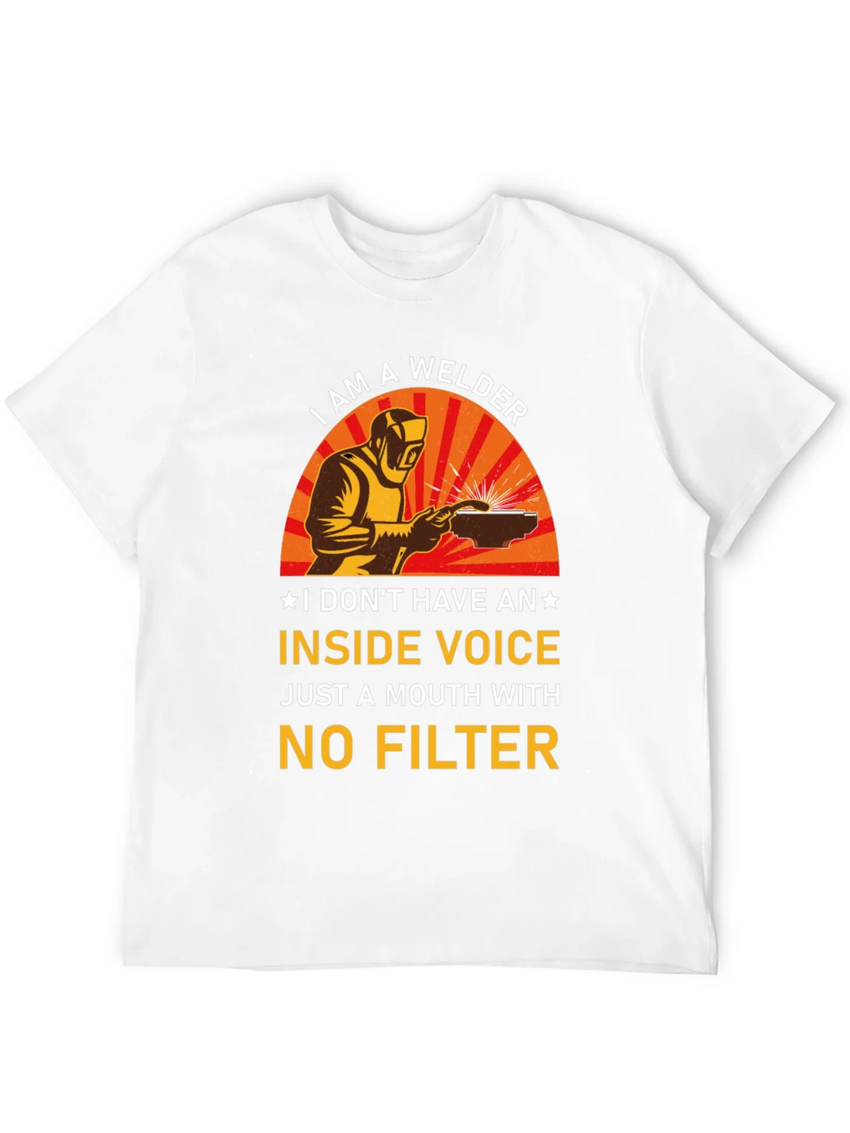 Welder T-Shirt - No Filter Funny Tee product image 11