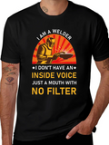 Welder T-Shirt - No Filter Funny Tee product image 1