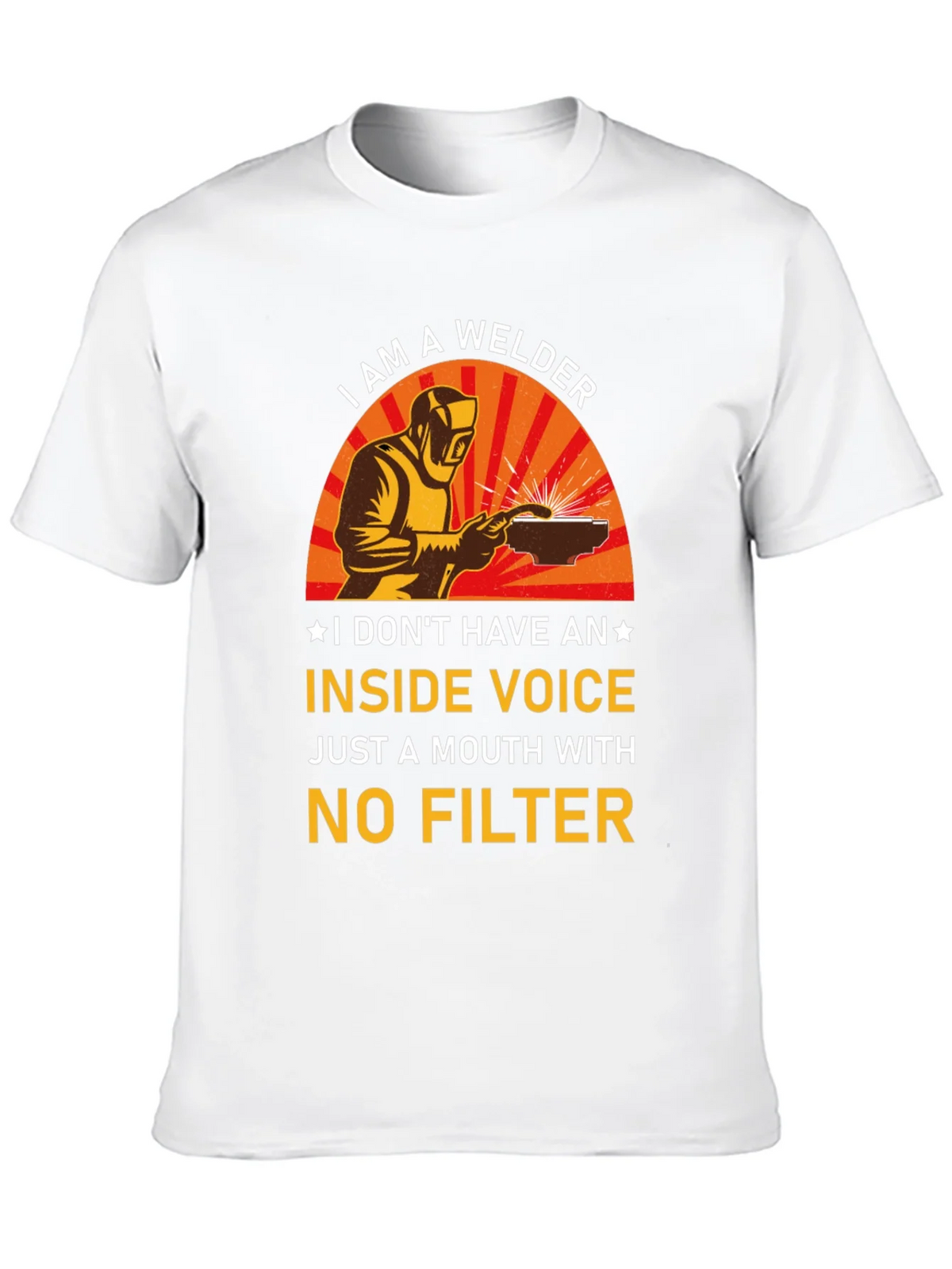 Welder T-Shirt - No Filter Funny Tee product image 9