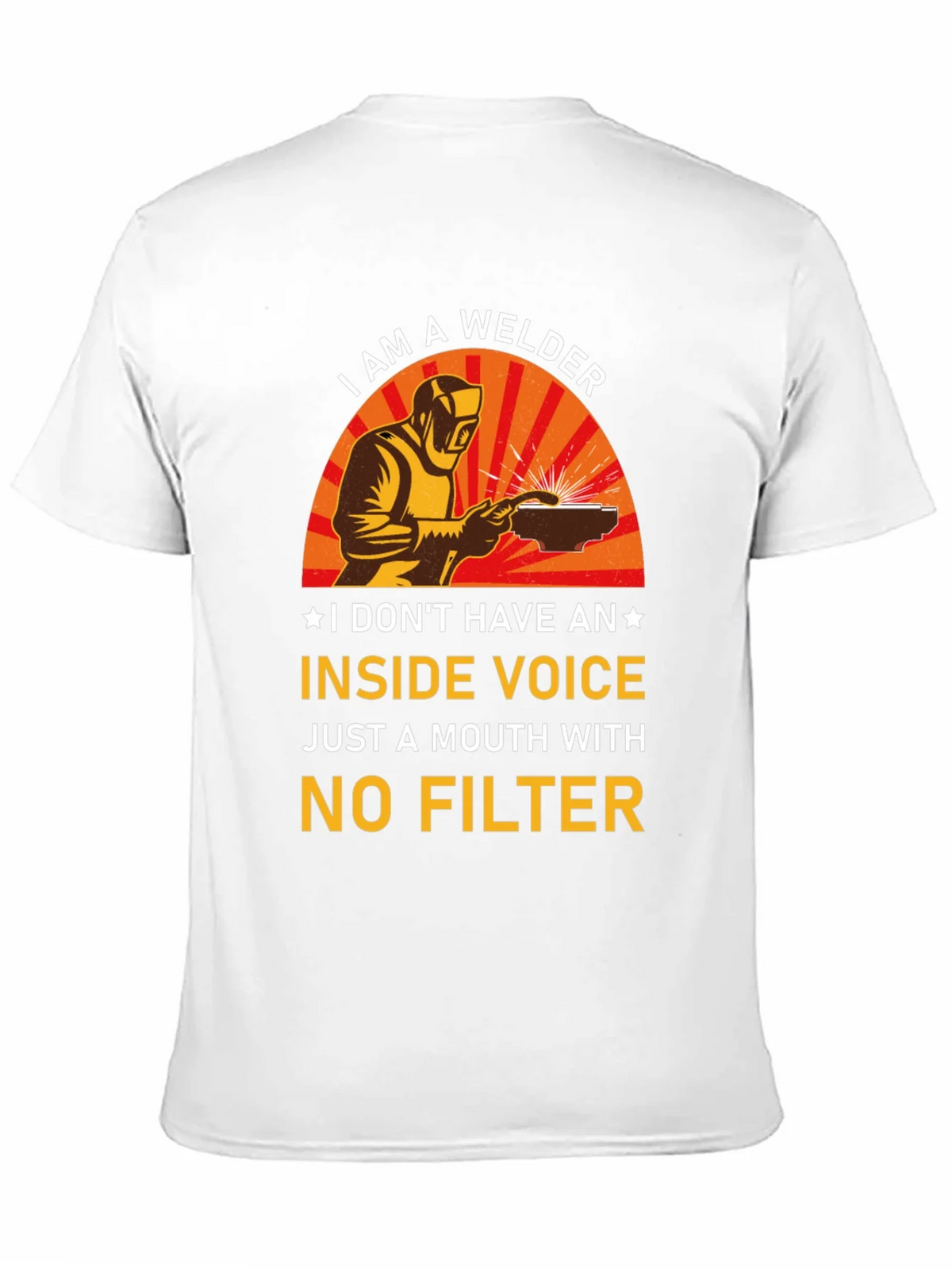 Welder T-Shirt - No Filter Funny Tee product image 10