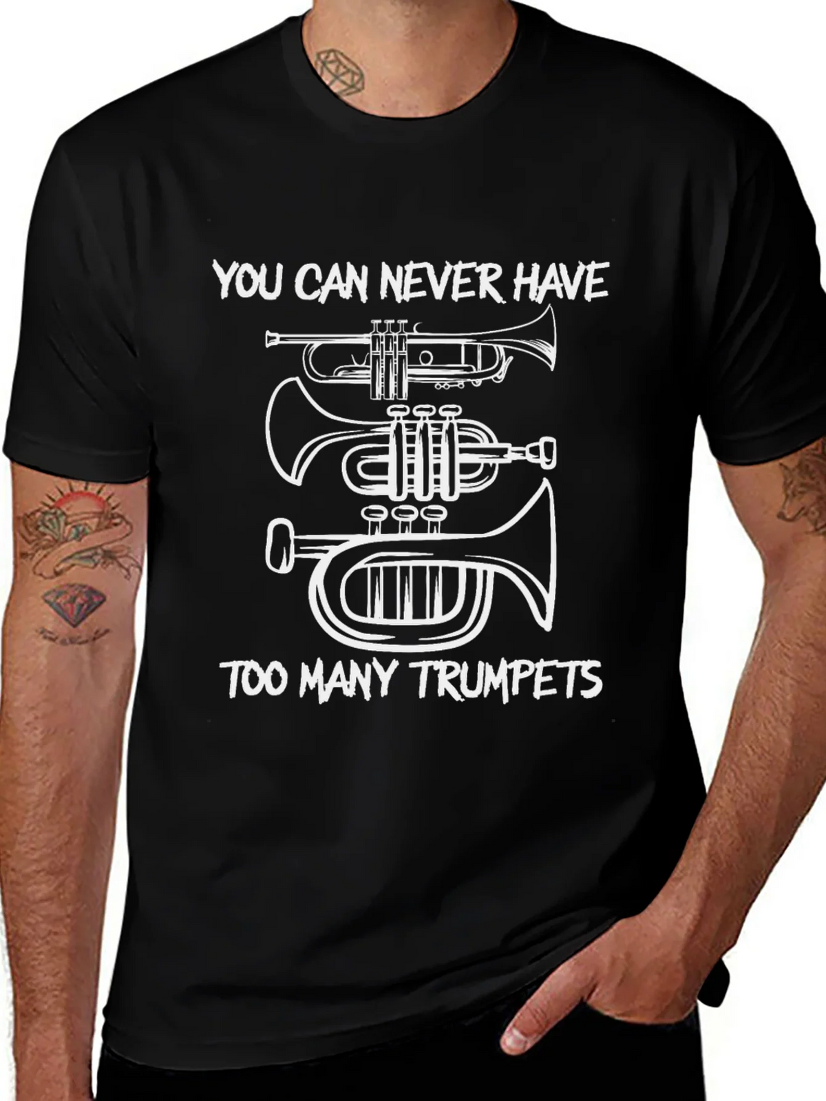 Trumpet Fan T-Shirt - You Can Never Have Too Many Trumpets product image 1