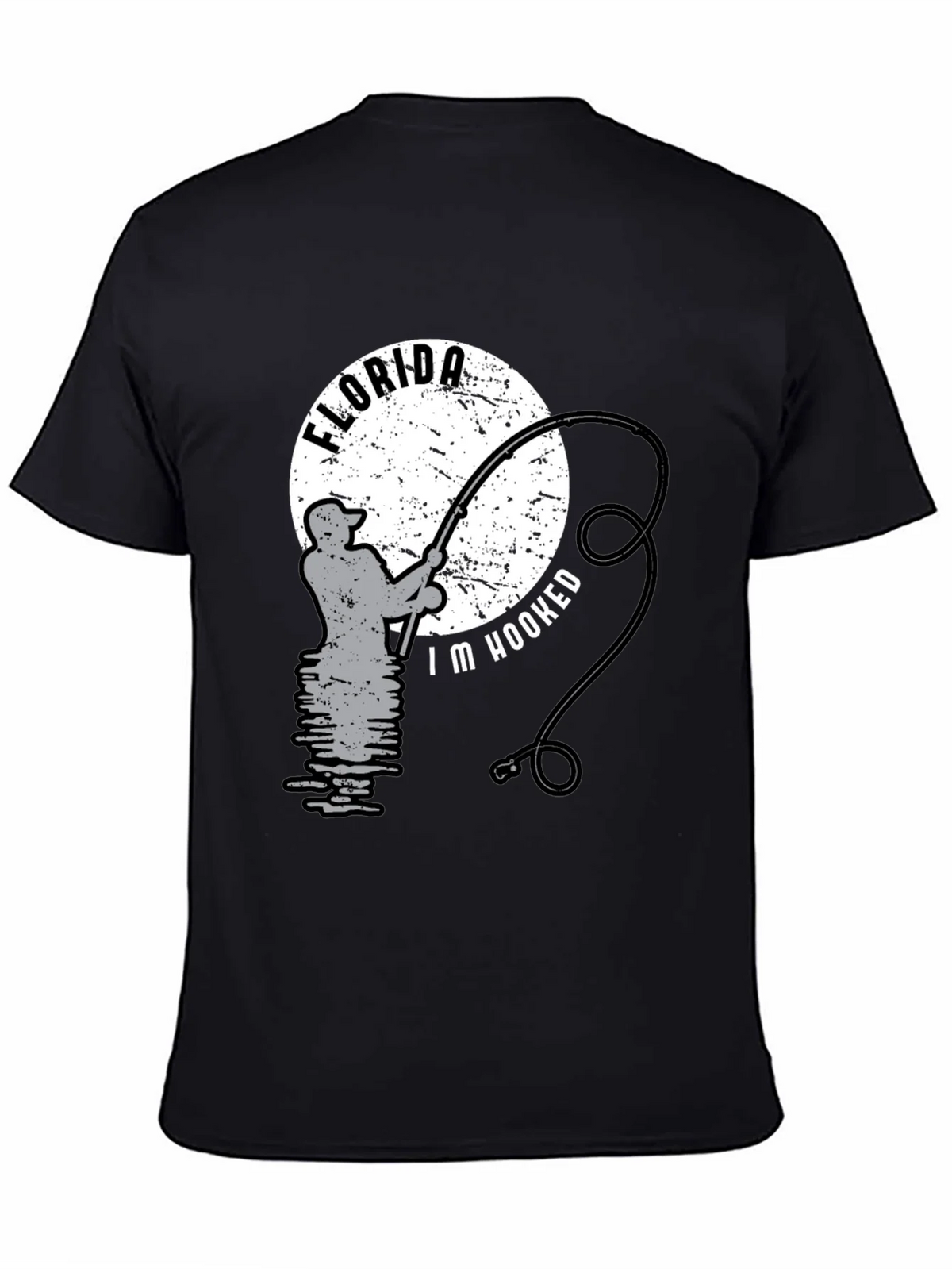 Florida Im Hooked Fishing T-Shirt product image 4