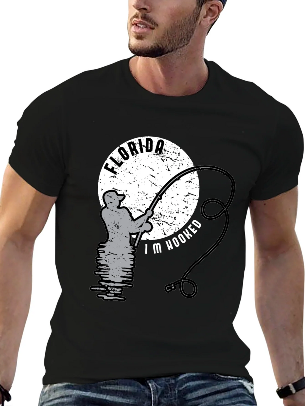 Florida Im Hooked Fishing T-Shirt product image 6