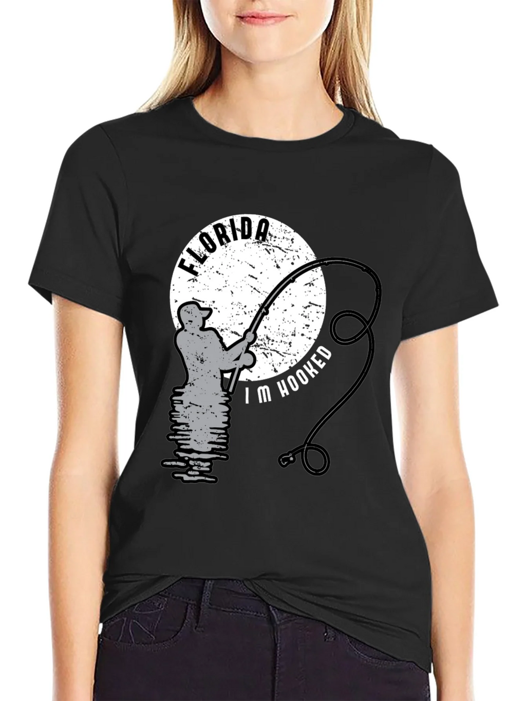 Florida Im Hooked Fishing T-Shirt product image 2