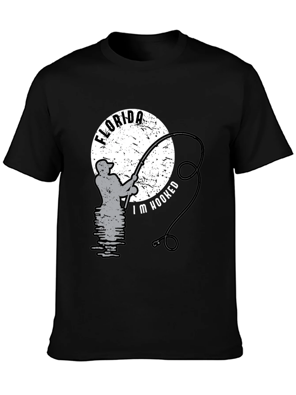 Florida Im Hooked Fishing T-Shirt product image 3