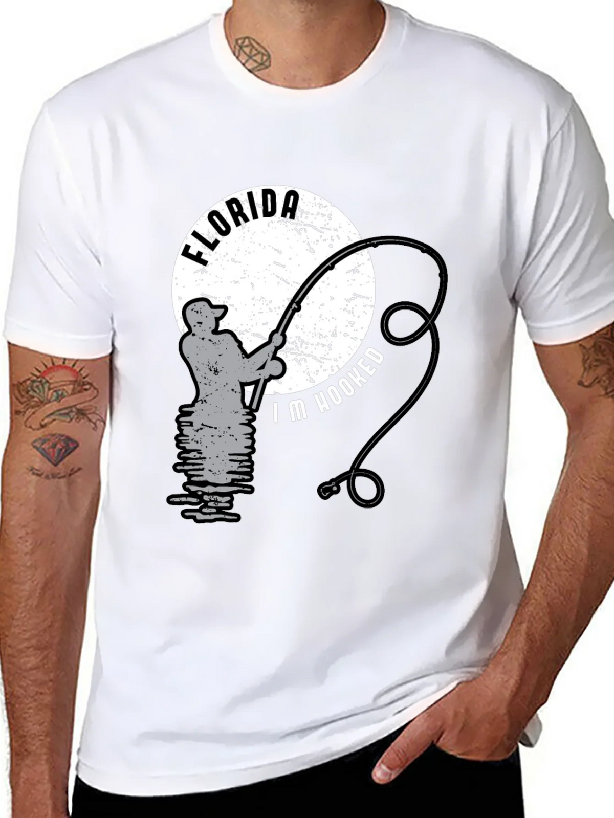 Florida Im Hooked Fishing T-Shirt product image 7