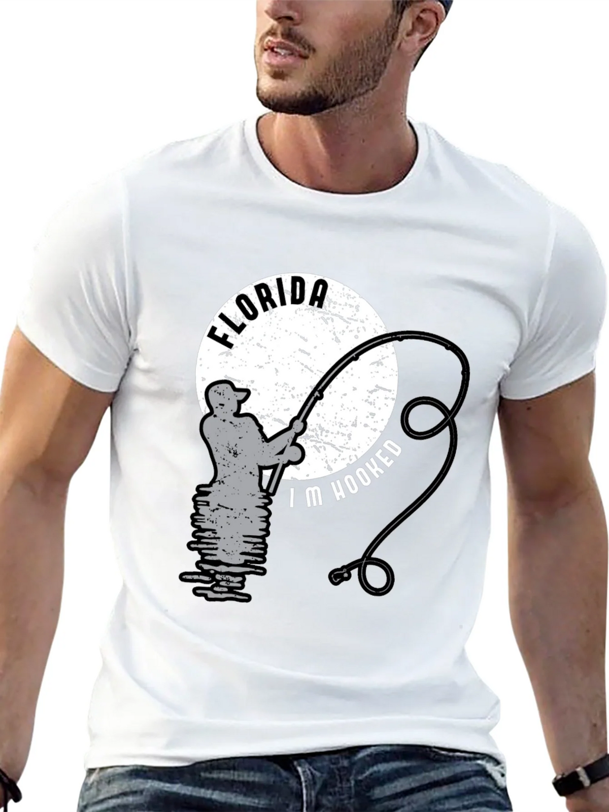 Florida Im Hooked Fishing T-Shirt product image 12