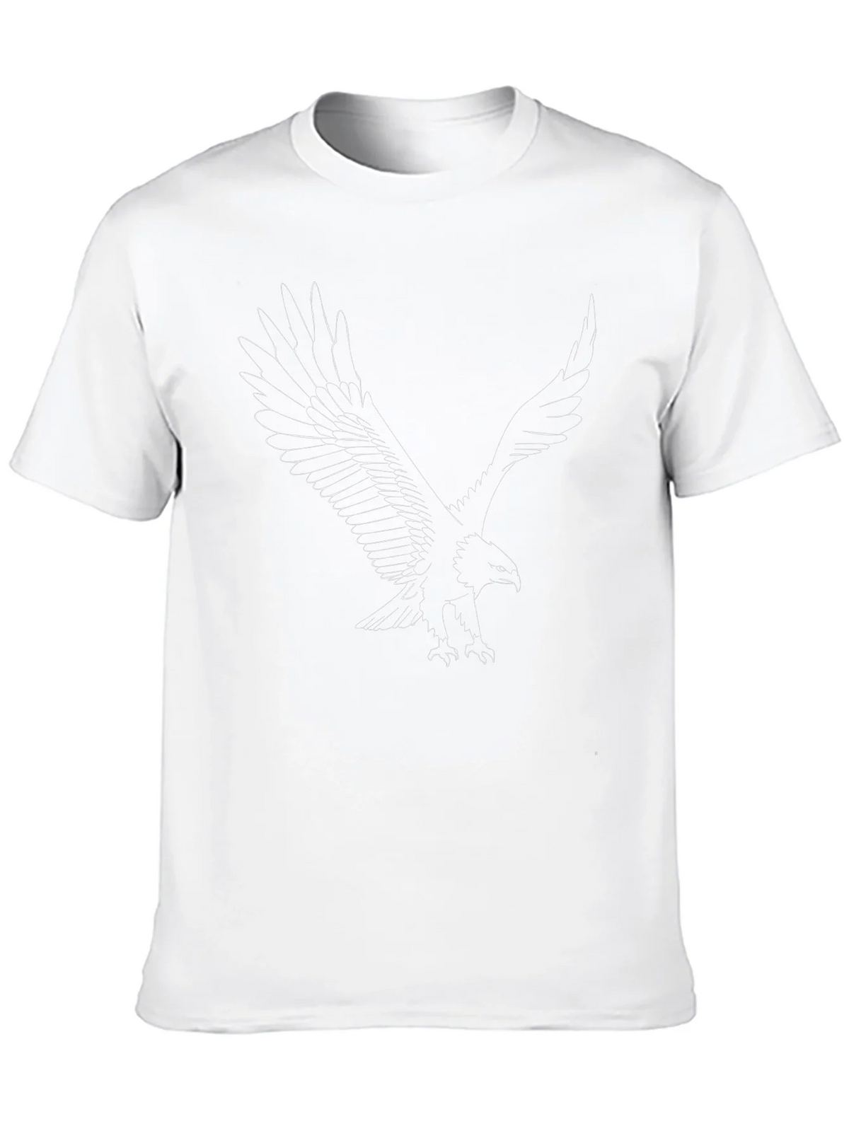 Eagle Print Black T-Shirt - Mens Graphic Tee product image 9