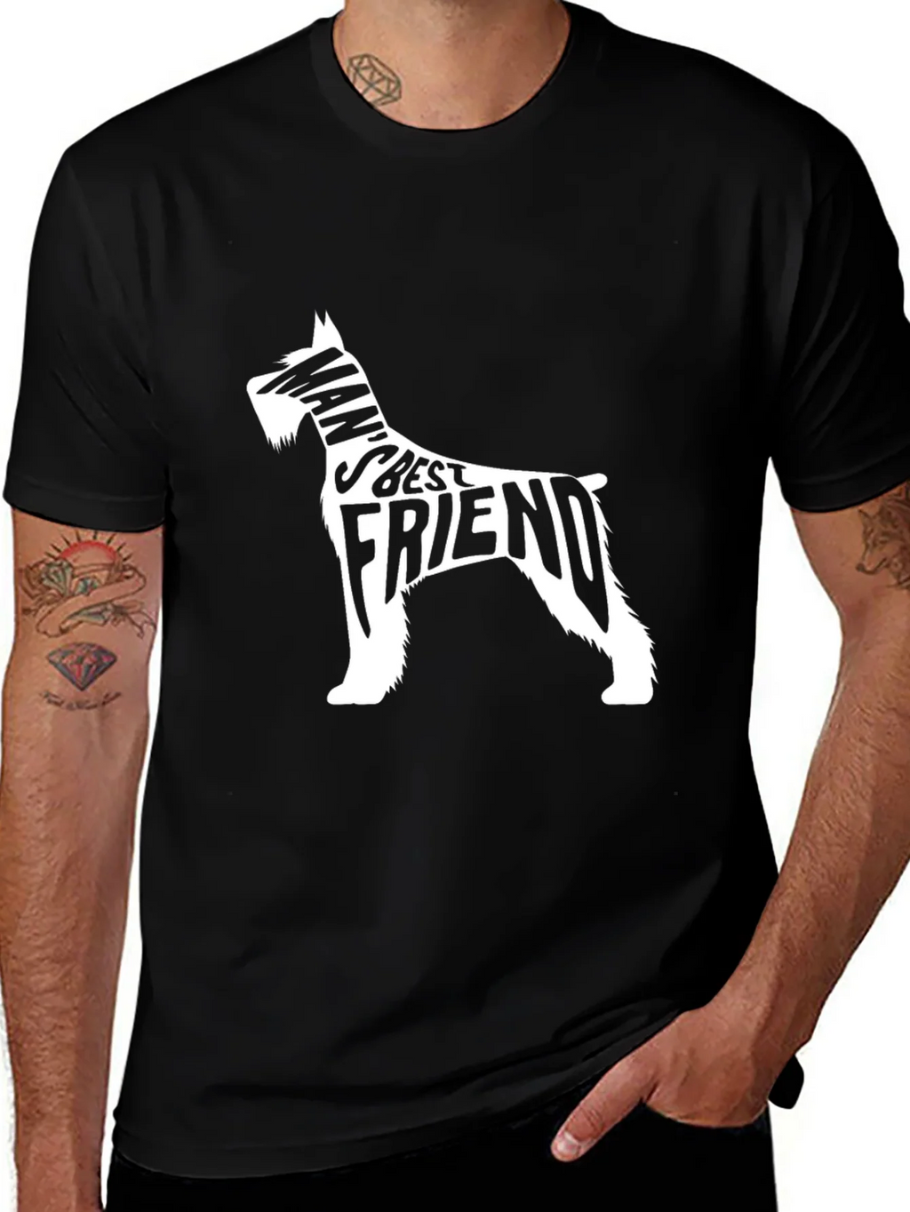 Mans Best Friend Dog Graphic T-Shirt product image 1