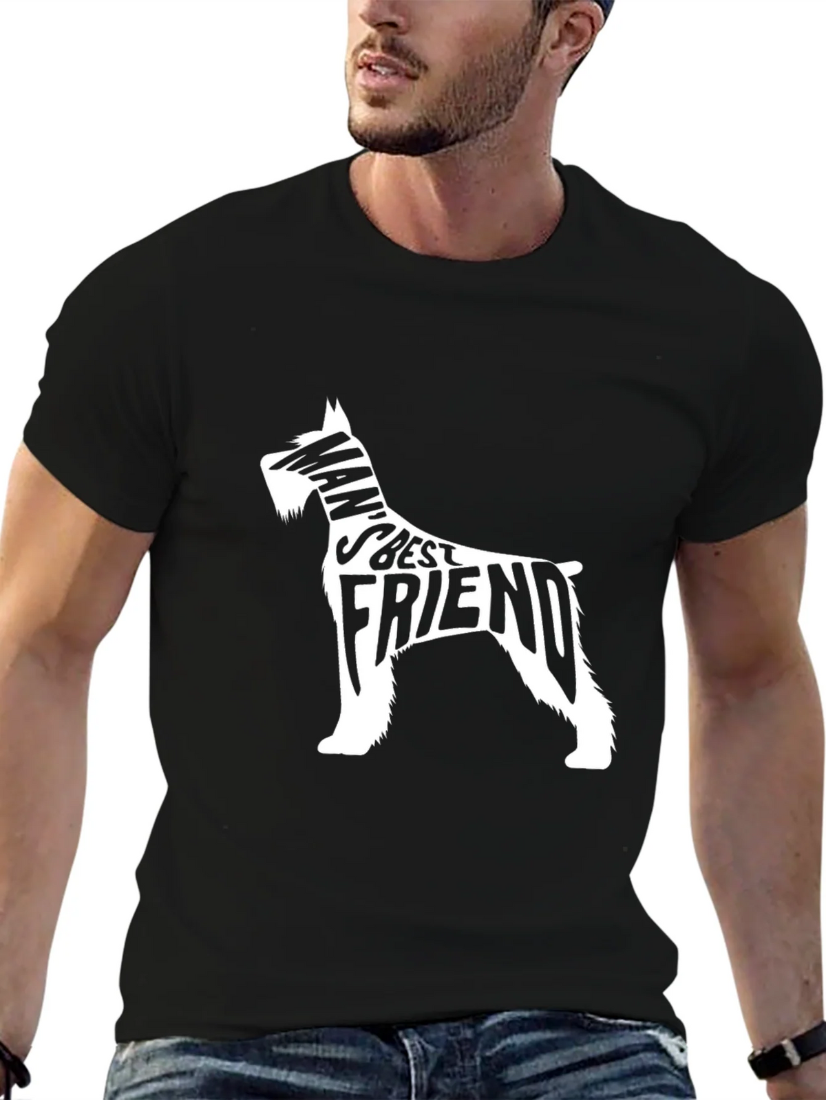 Mans Best Friend Dog Graphic T-Shirt product image 6