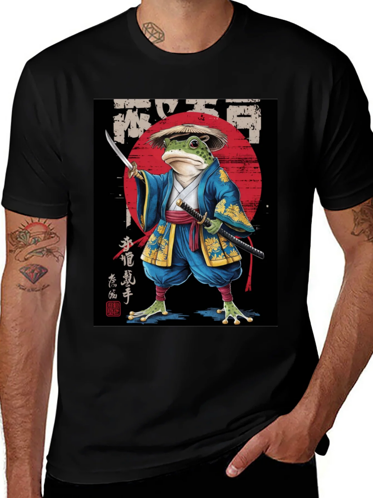 Samurai Frog Graphic Tee product image 1