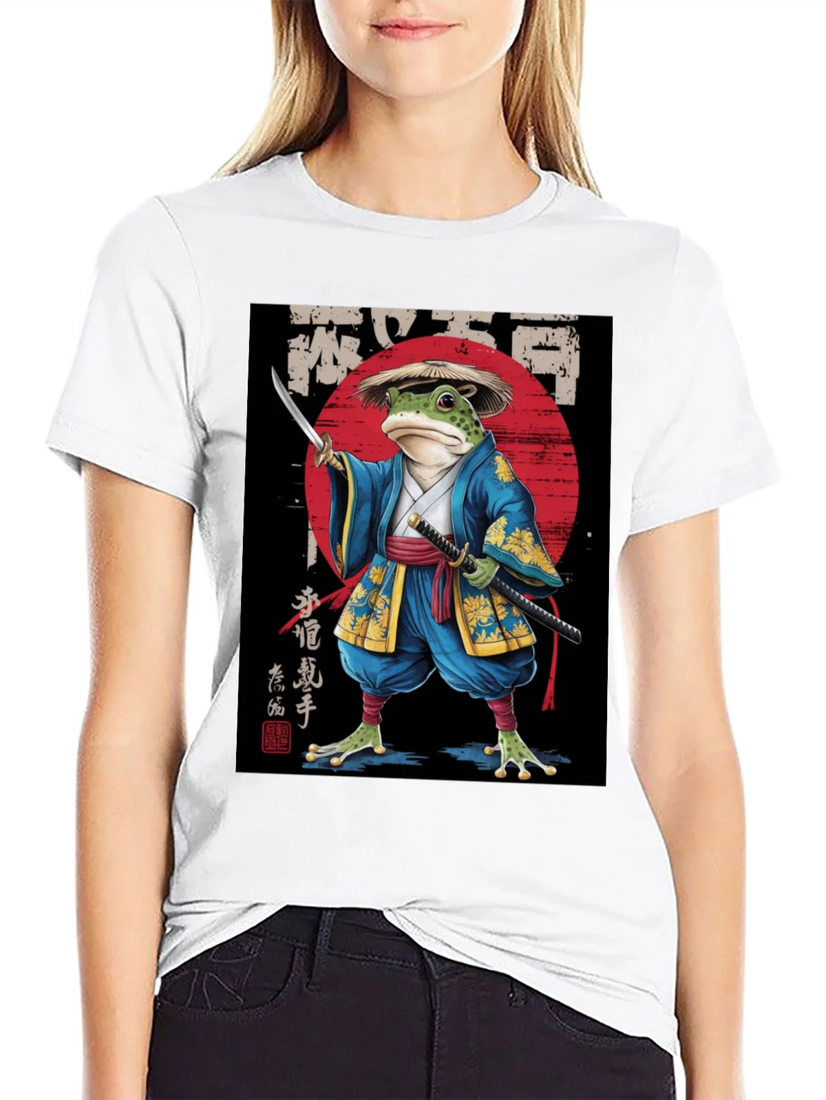 Samurai Frog Graphic Tee product image 8