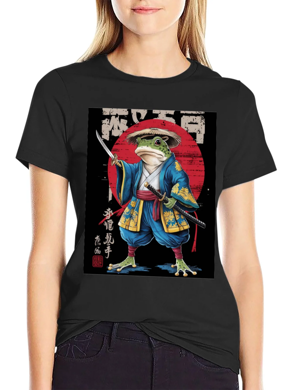 Samurai Frog Graphic Tee product image 2
