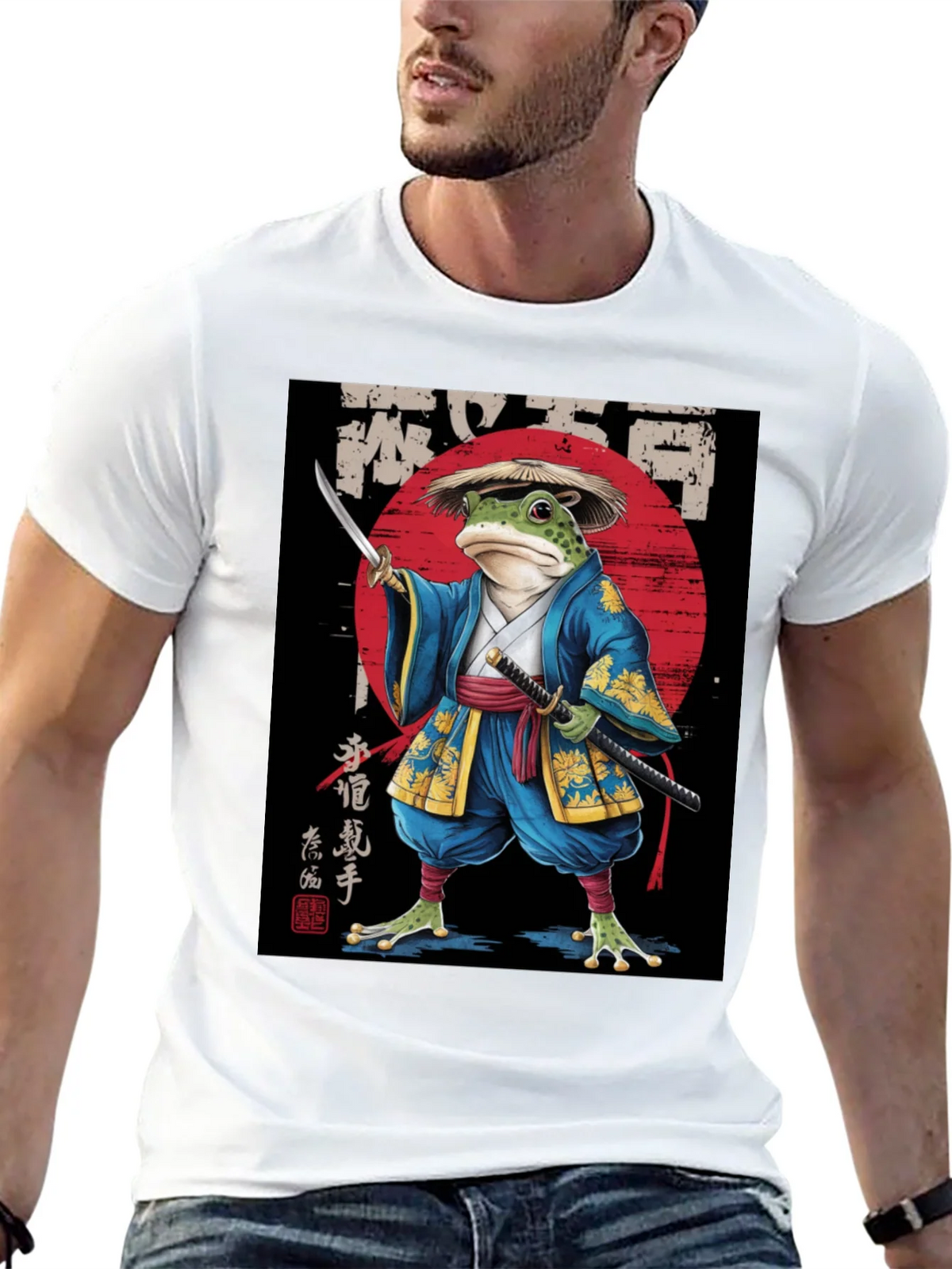Samurai Frog Graphic Tee product image 12