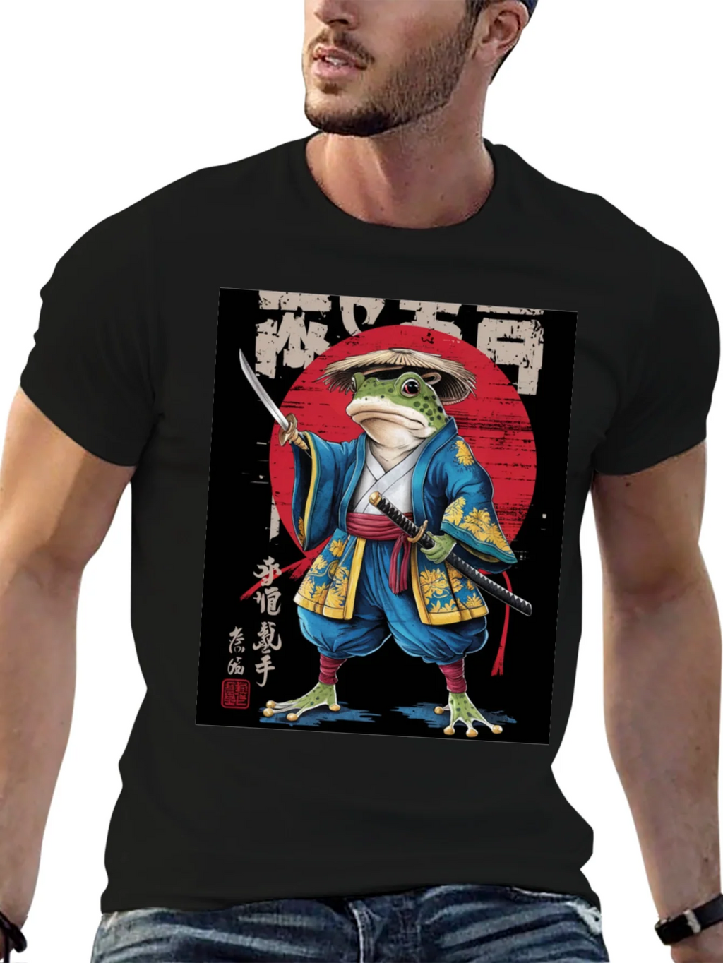 Samurai Frog Graphic Tee product image 6