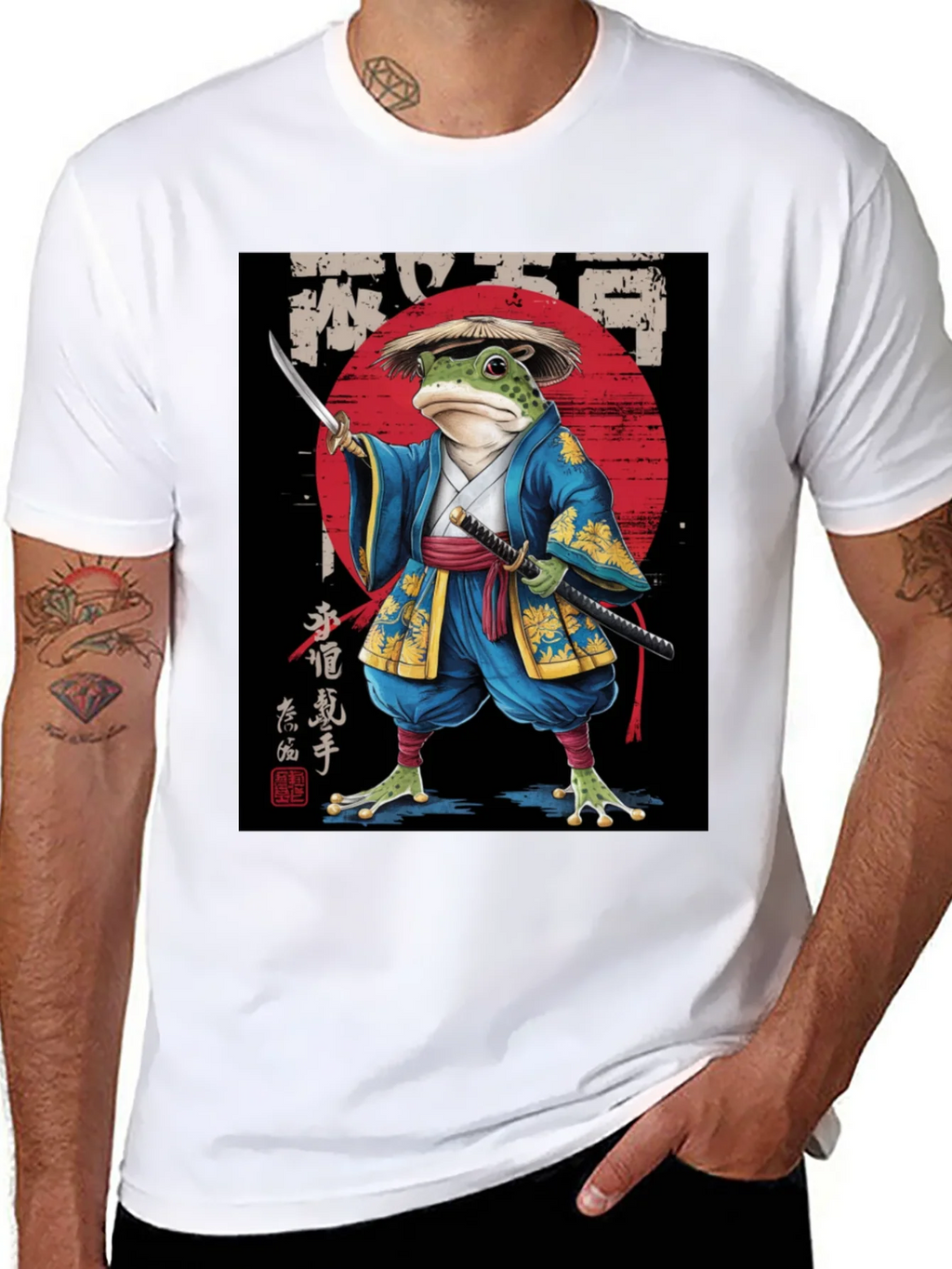 Samurai Frog Graphic Tee product image 7