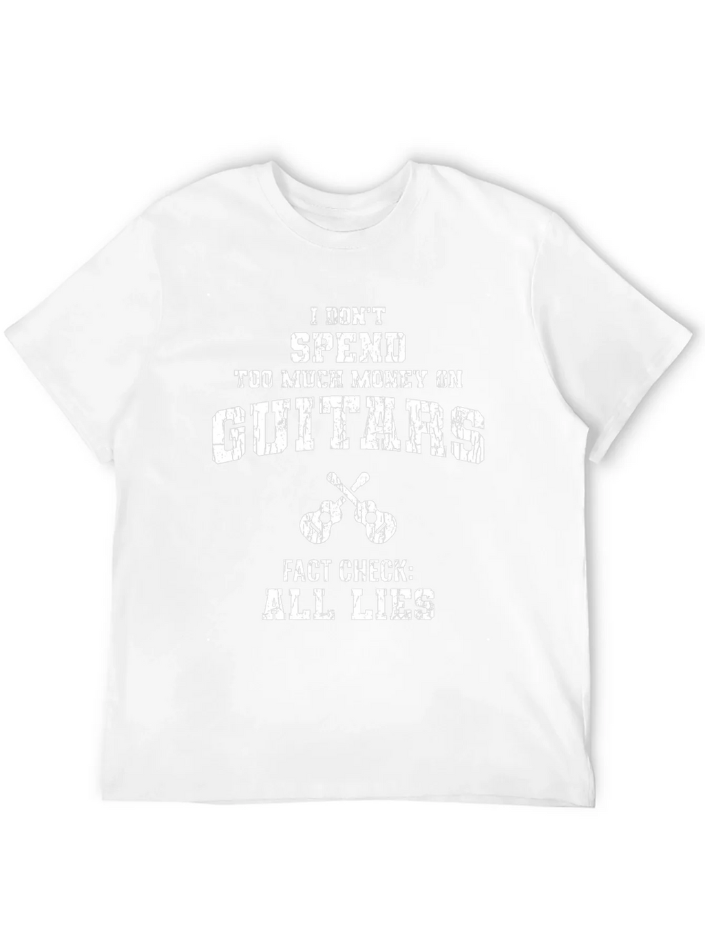 Funny Guitar T-Shirt: I Dont Spend Too Much Money product image 7