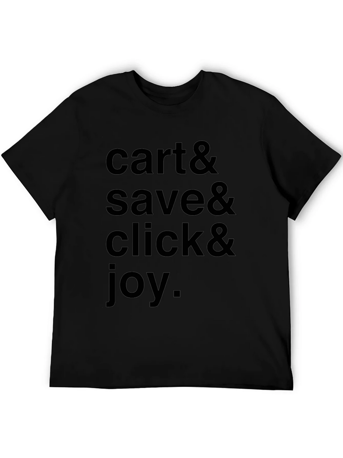 Cart Save Click & Joy Black Graphic Tee product image 5