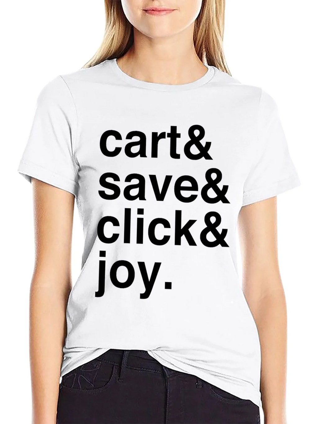 Cart Save Click & Joy Black Graphic Tee product image 8