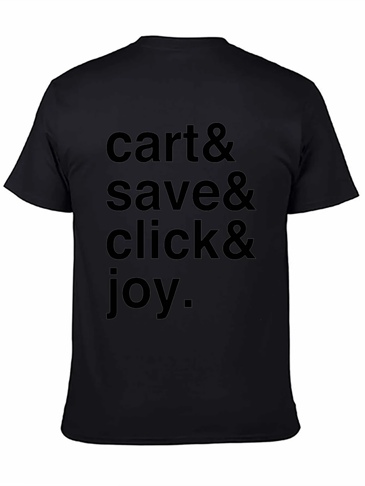 Cart Save Click & Joy Black Graphic Tee product image 4