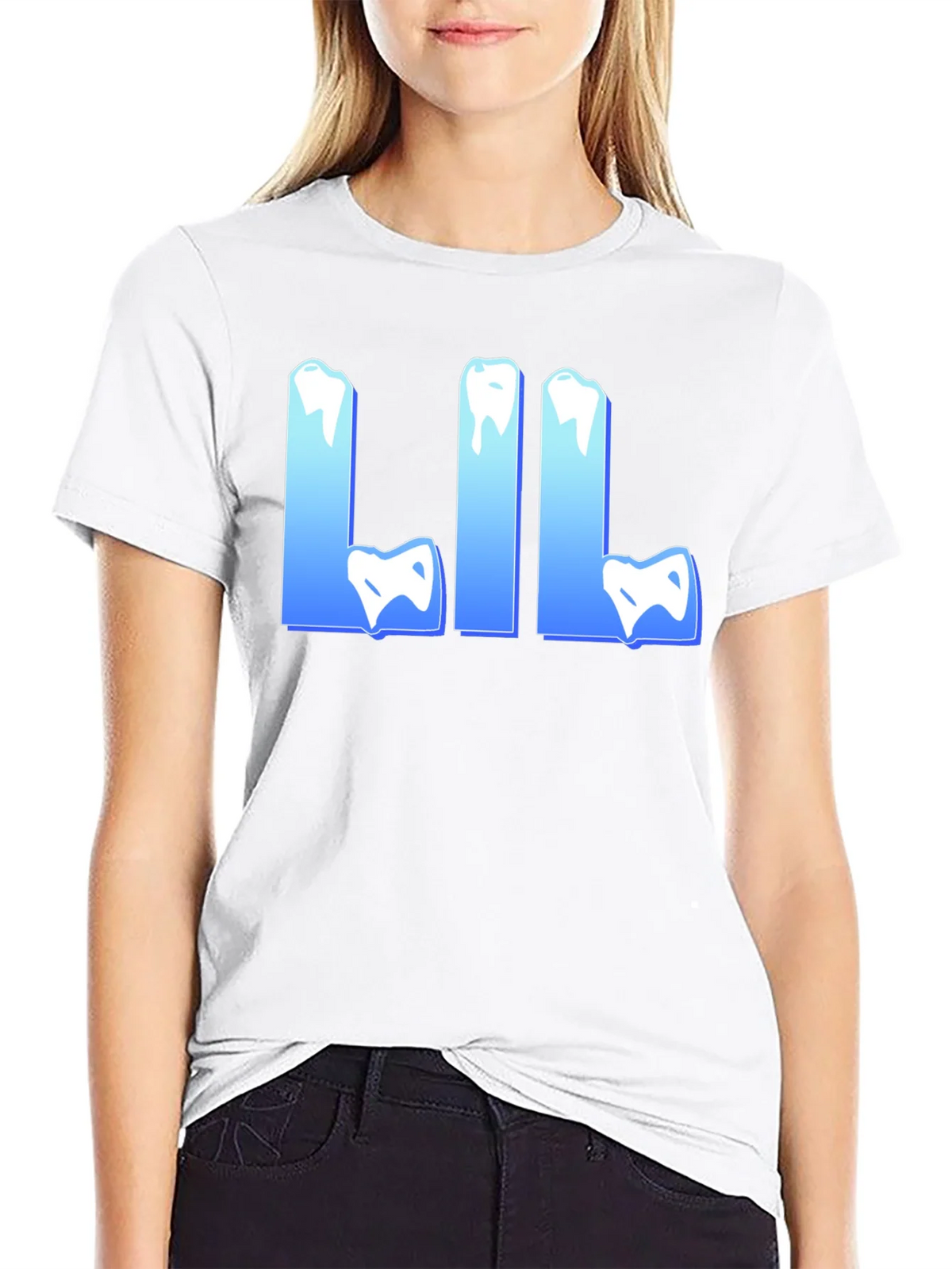 Iced Out LIL Black Tee product image 8