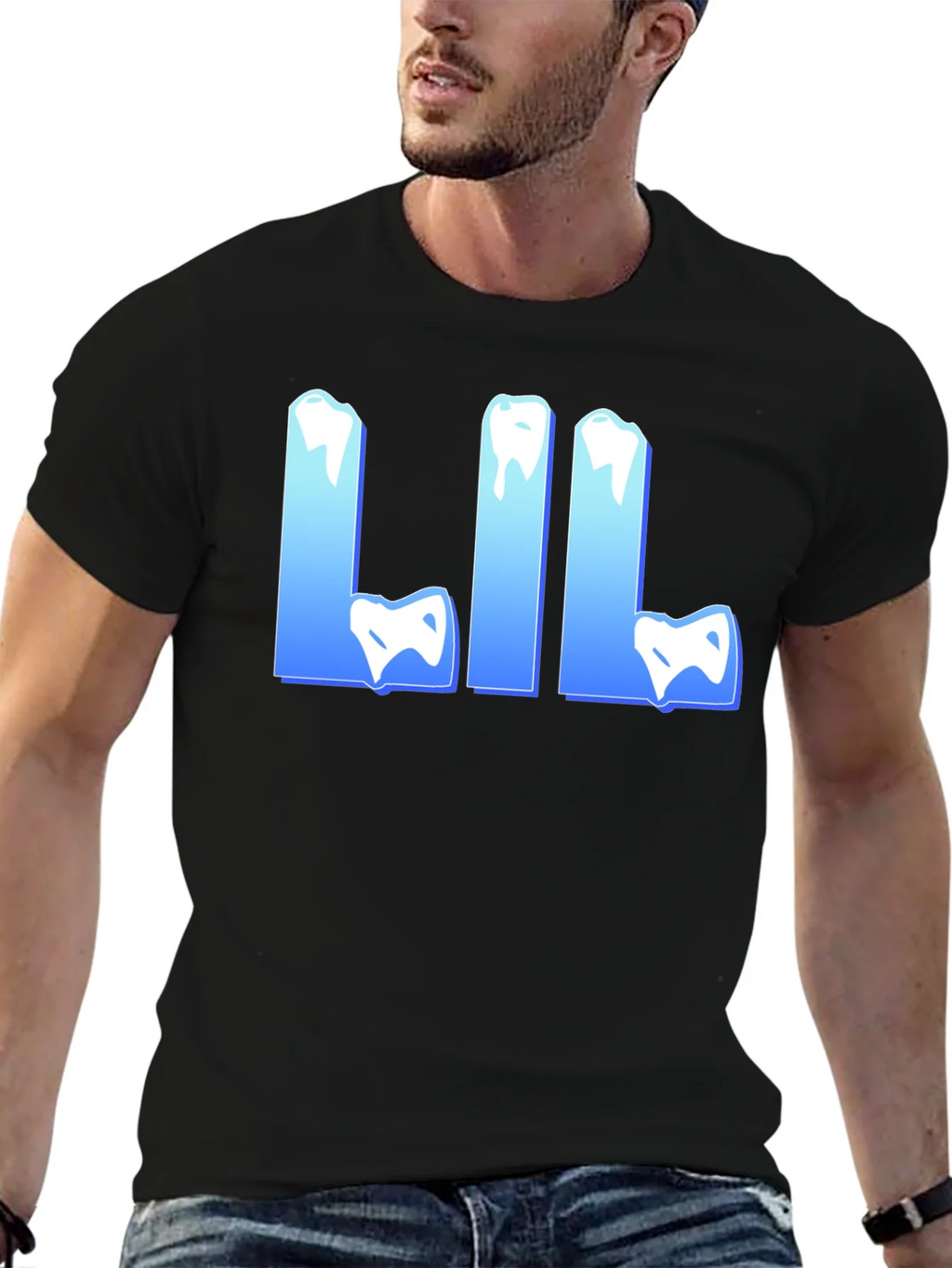 Iced Out LIL Black Tee product image 6