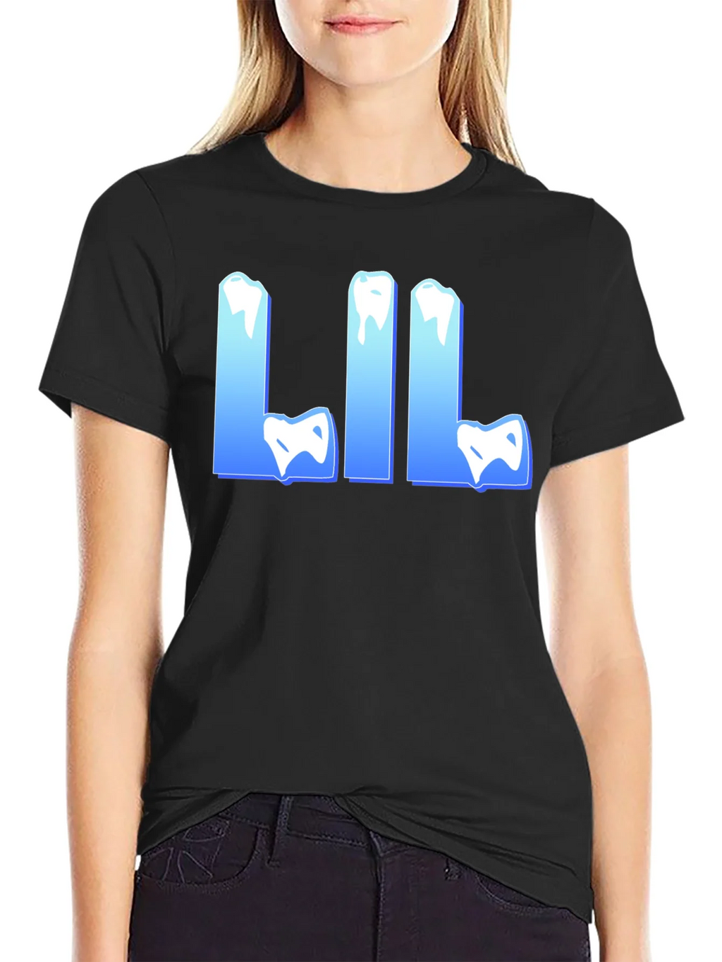 Iced Out LIL Black Tee product image 2