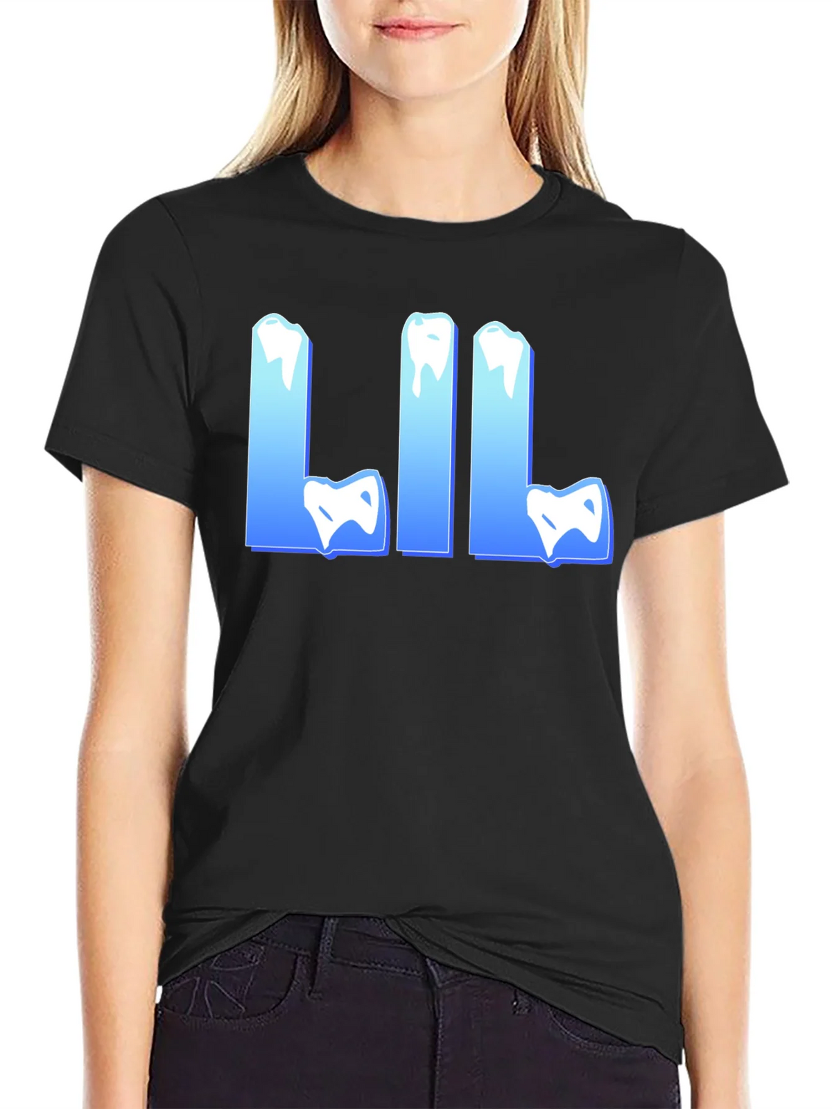Iced Out LIL Black Tee product image 2