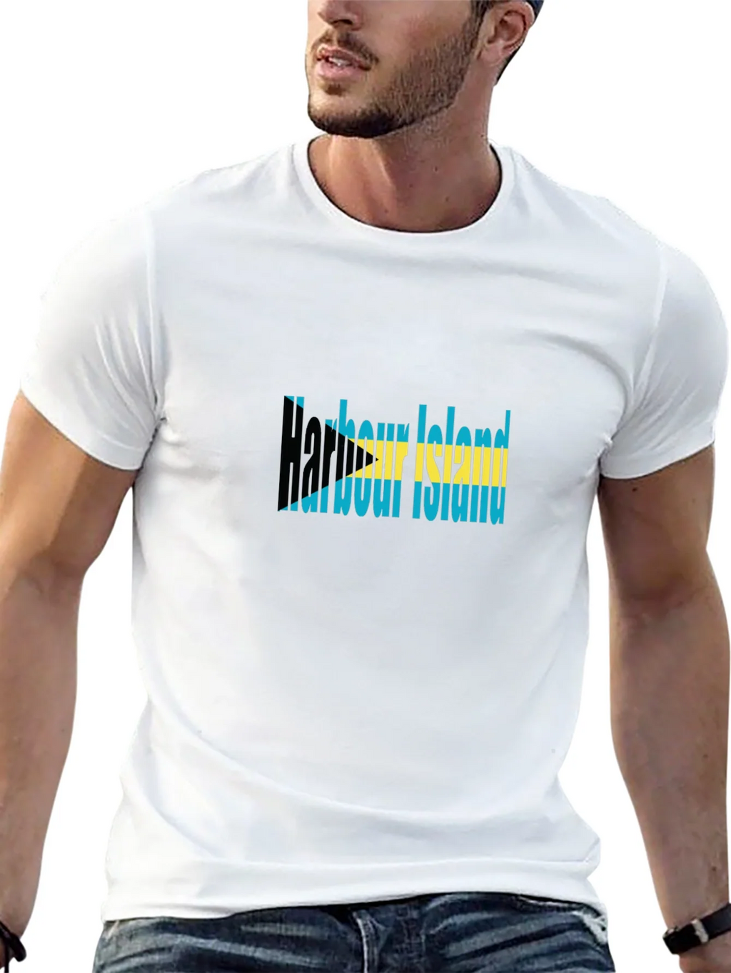 Harbour Island Bahamas Flag Graphic Tee product image 12