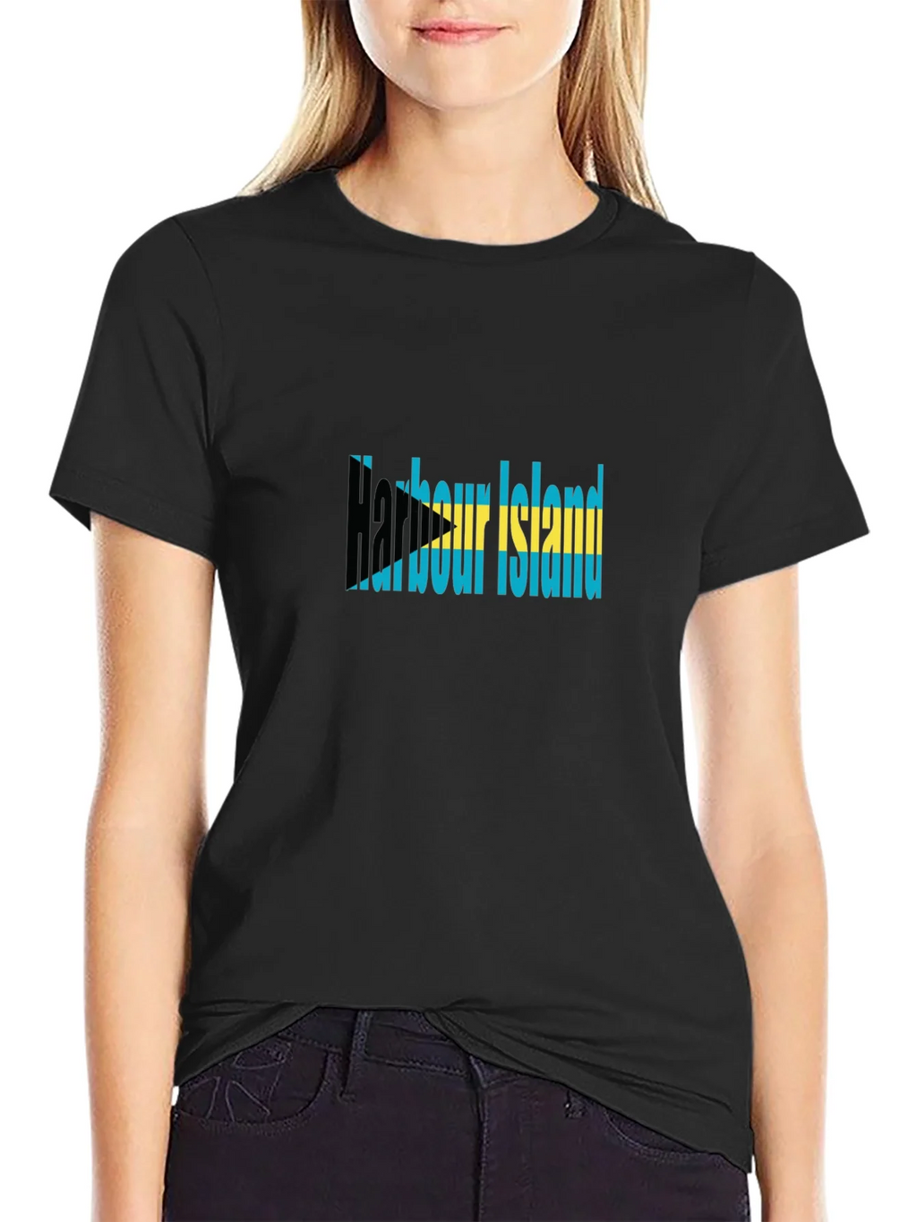 Harbour Island Bahamas Flag Graphic Tee product image 2