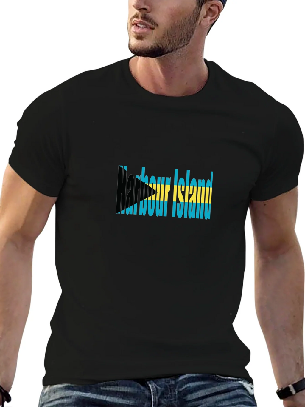 Harbour Island Bahamas Flag Graphic Tee product image 6
