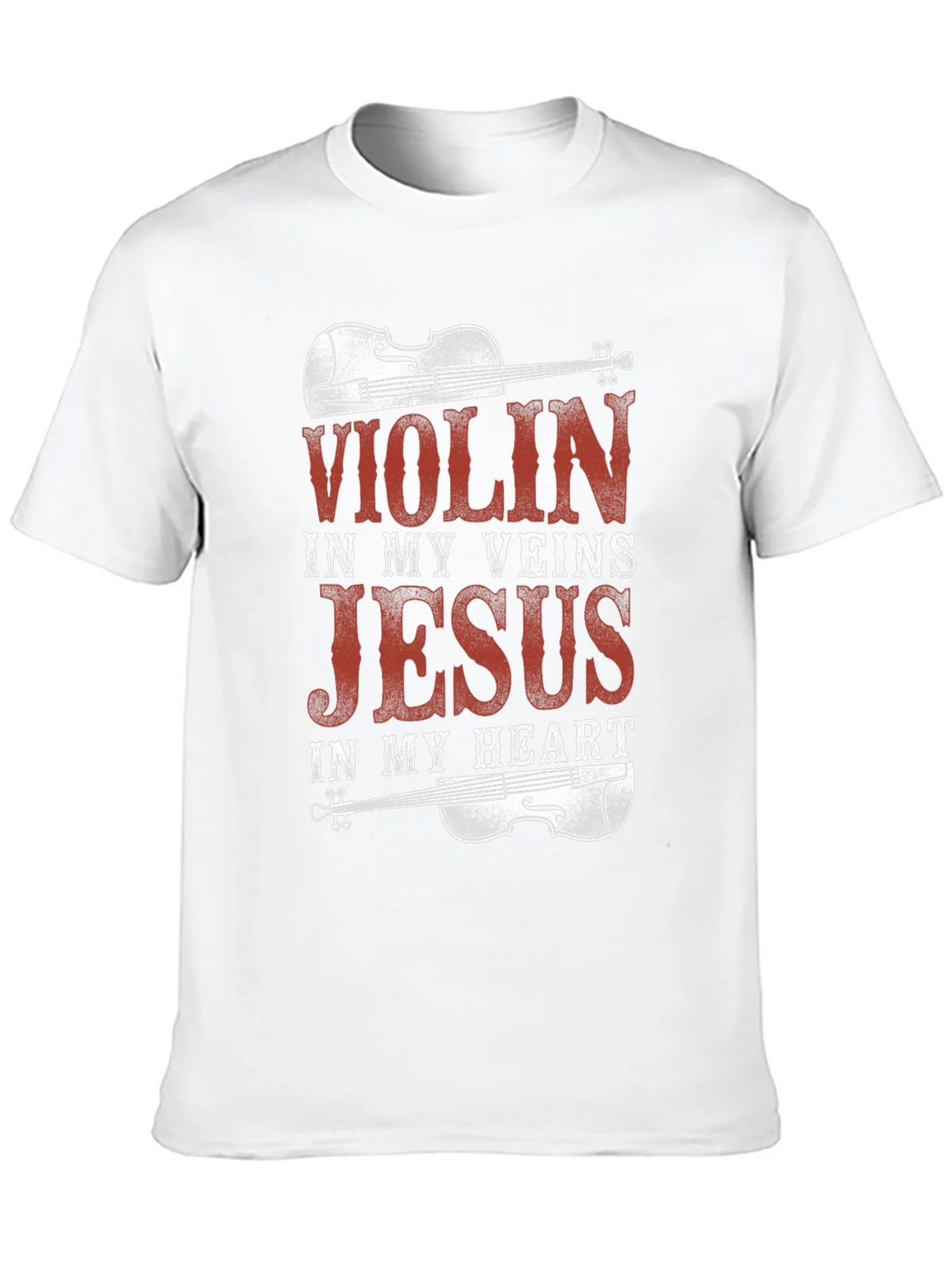 Violin Jesus Graphic Tee product image 9