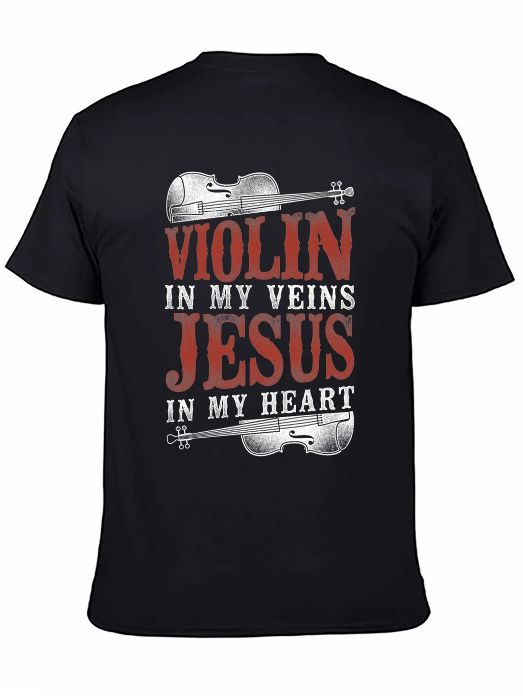 Violin Jesus Graphic Tee product image 4
