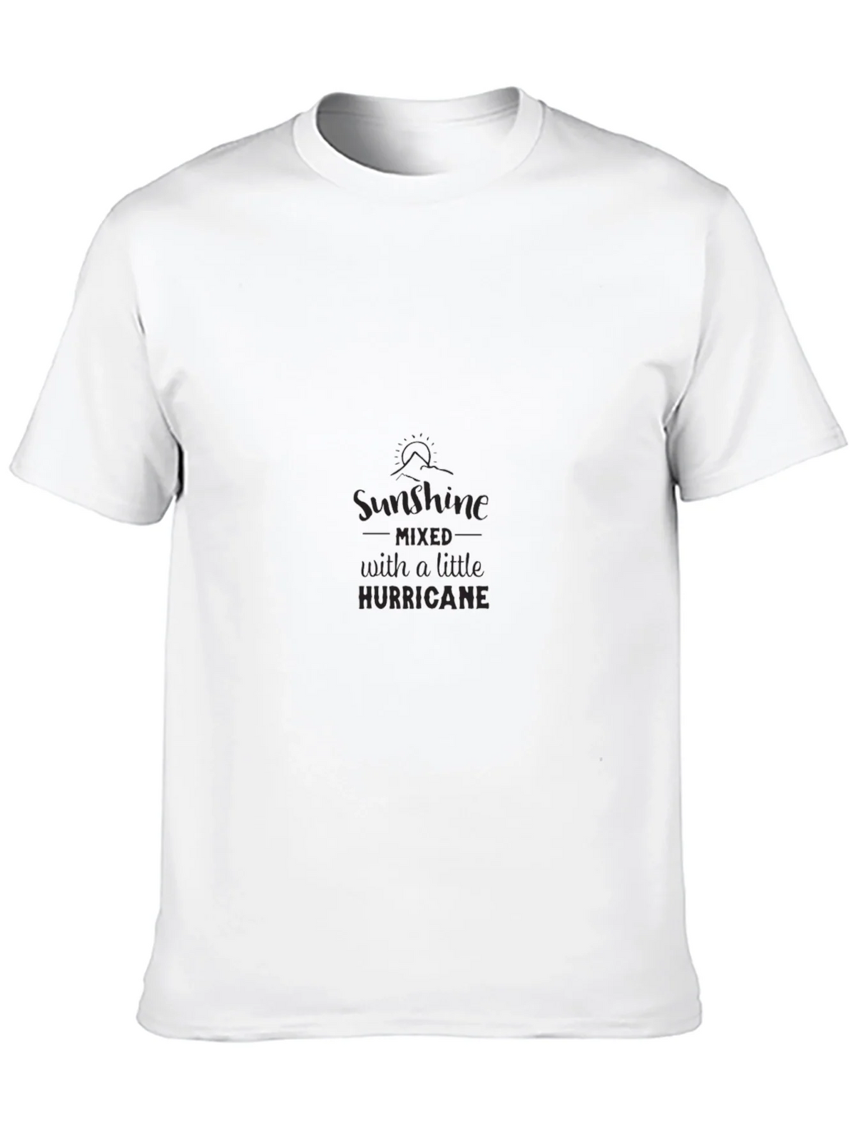 Sunshine & Hurricane Graphic Black T-Shirt product image 9
