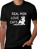 Real Men Love Cats Graphic T-Shirt product image 1