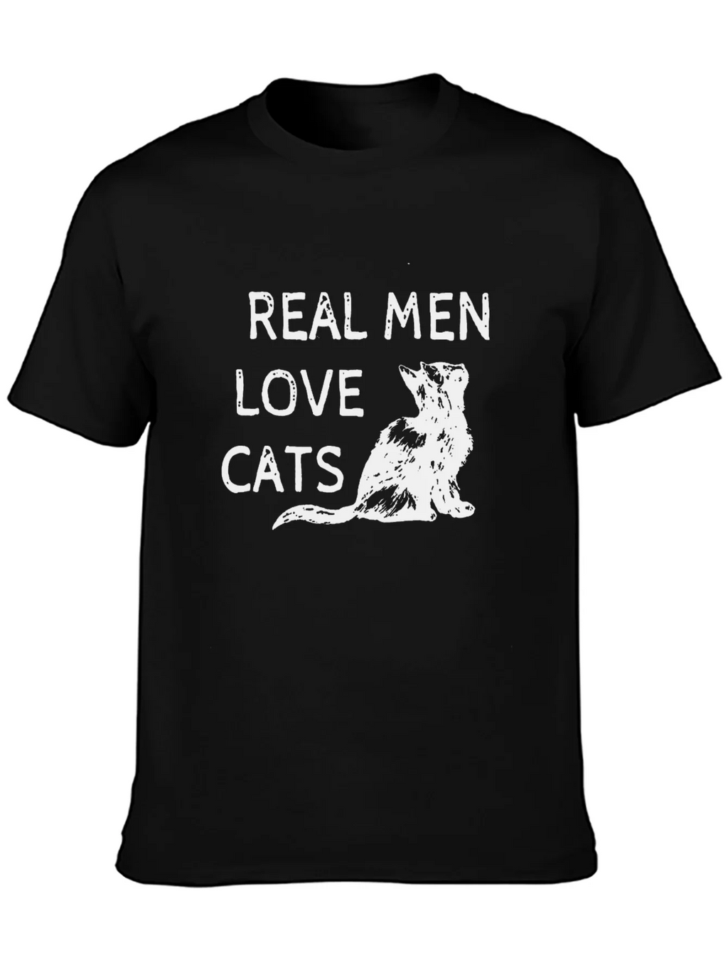 Real Men Love Cats Graphic T-Shirt product image 3