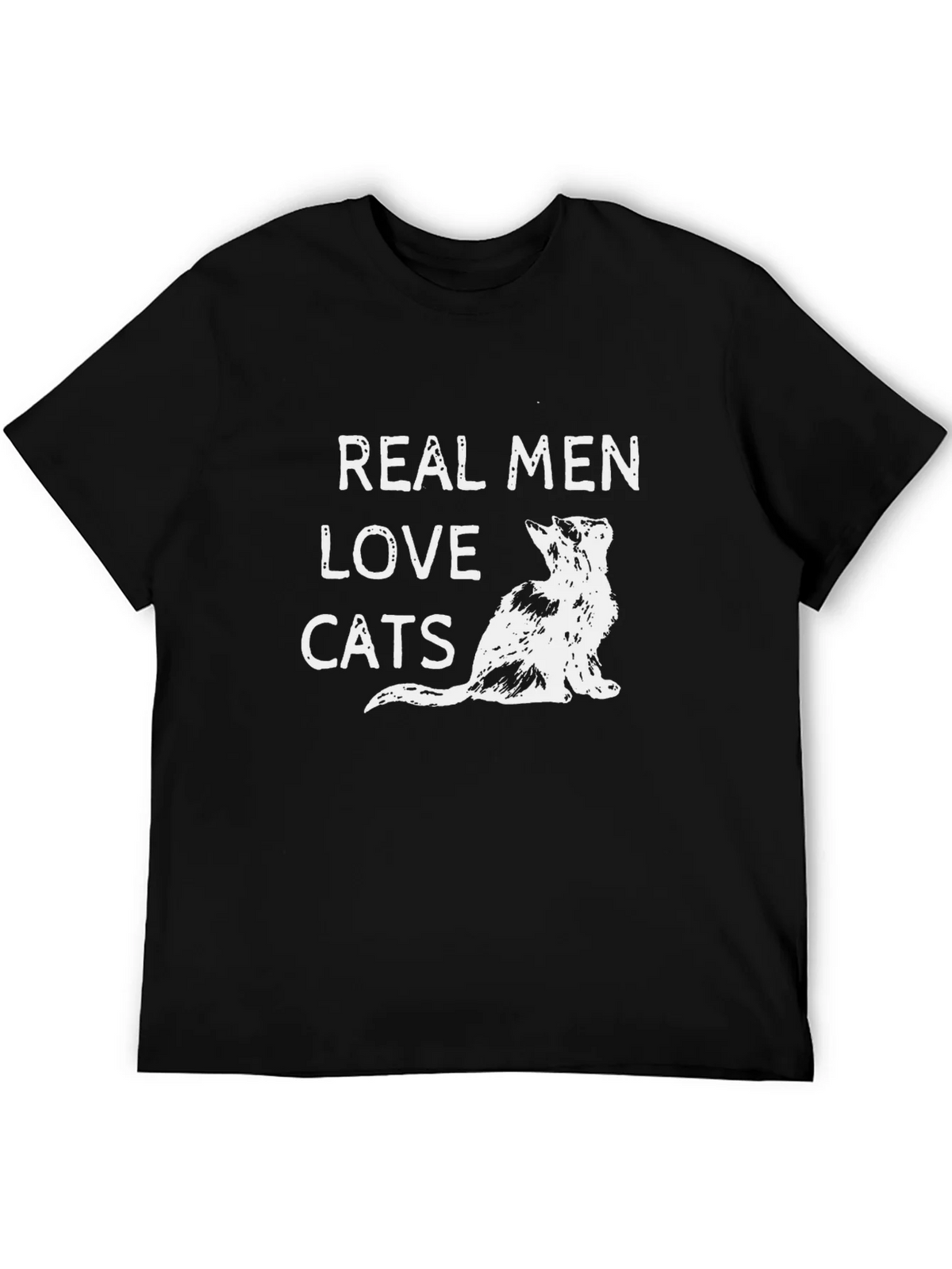 Real Men Love Cats Graphic T-Shirt product image 5