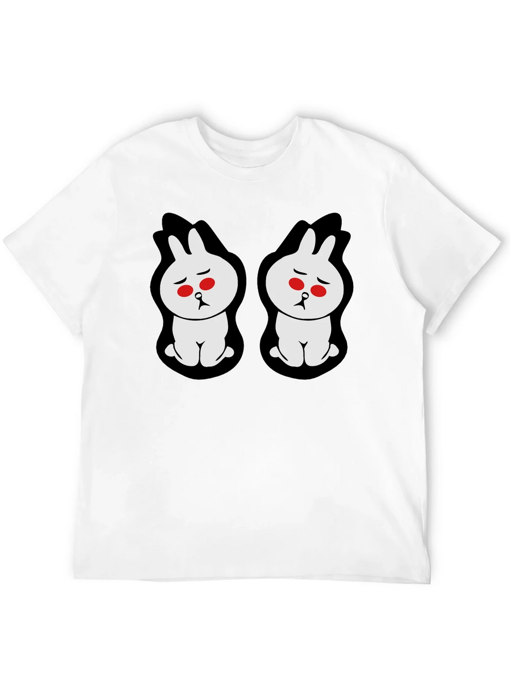 Sad Bunny Graphic Tee - Black Cotton Blend product image 11